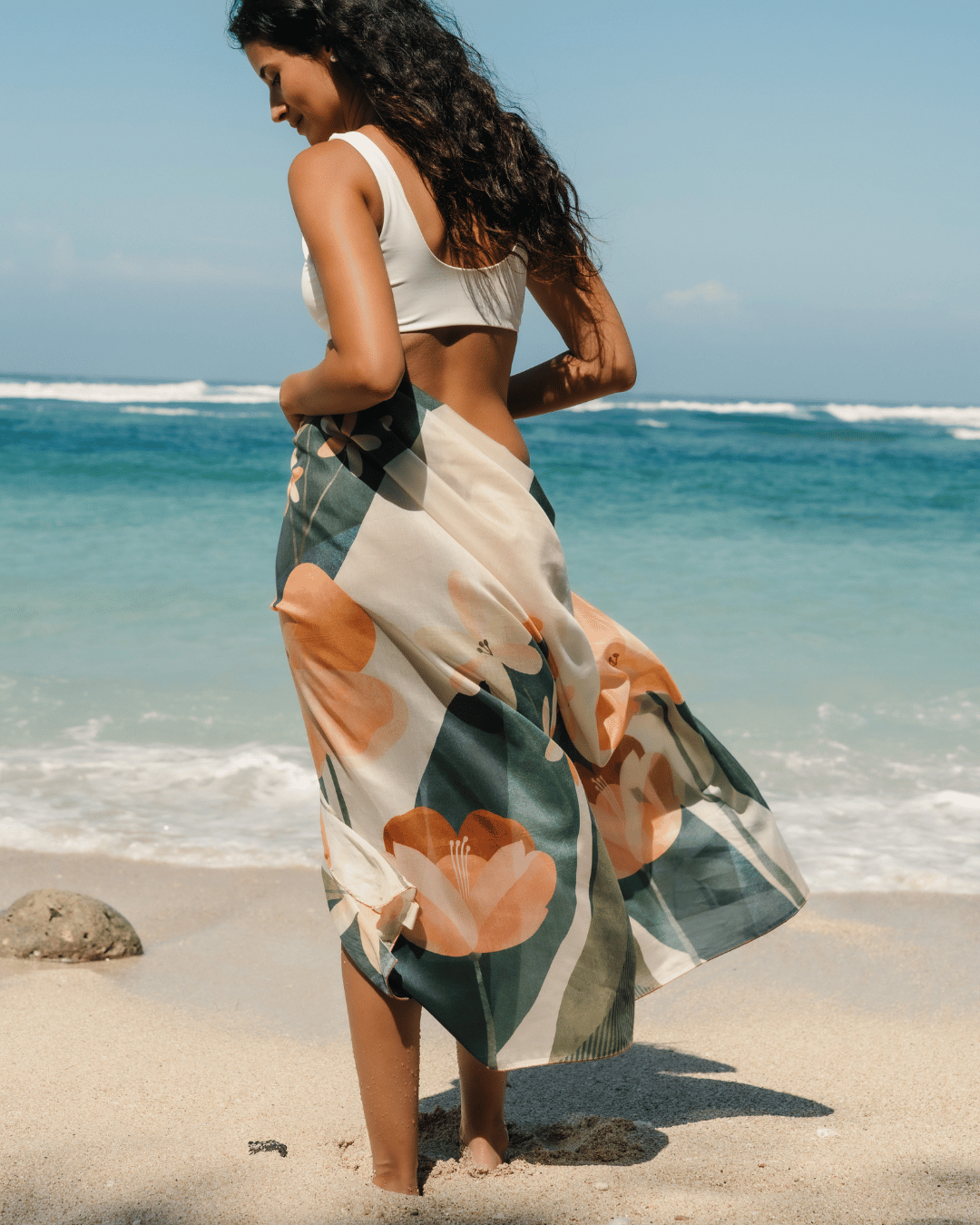 Peach Canopy Sarong