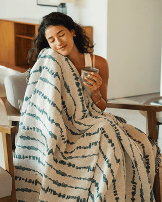 Sunset Orange blanket