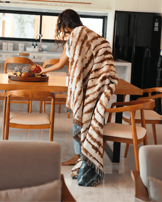 Drift Terracotta blanket