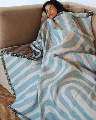 Sunset Orange blanket