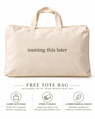 The Anywhere Mat Set - 100% Organic Cotton Undyed