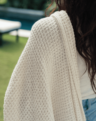 DuneKnit Throw Set 100% Organic Cotton