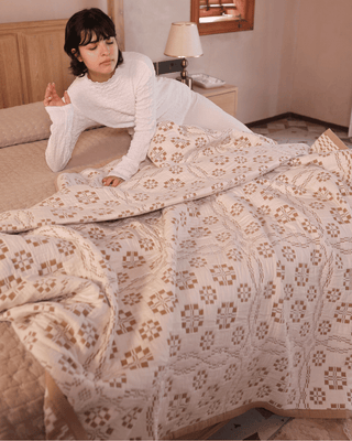 Terra Versatile Quilt Sandstone