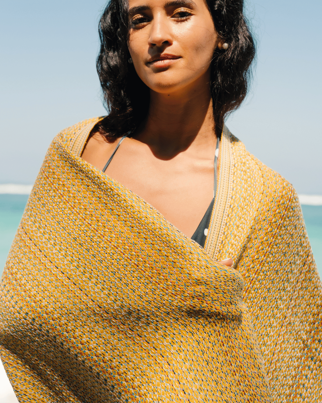 Organic Cotton Turkish Towel Sunbaked Ochre