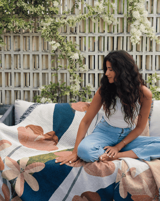 Peach Canopy blanket