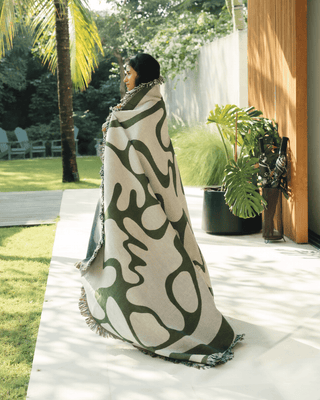 Sunset Orange blanket