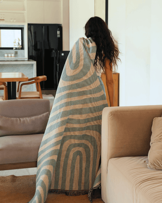 Sunset Orange blanket