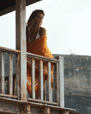 Sunset Orange Sarong