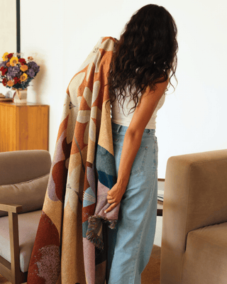 Golden Bloom blanket