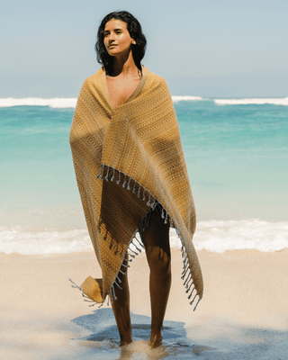 Organic Cotton Turkish Towel Sunbaked Ochre