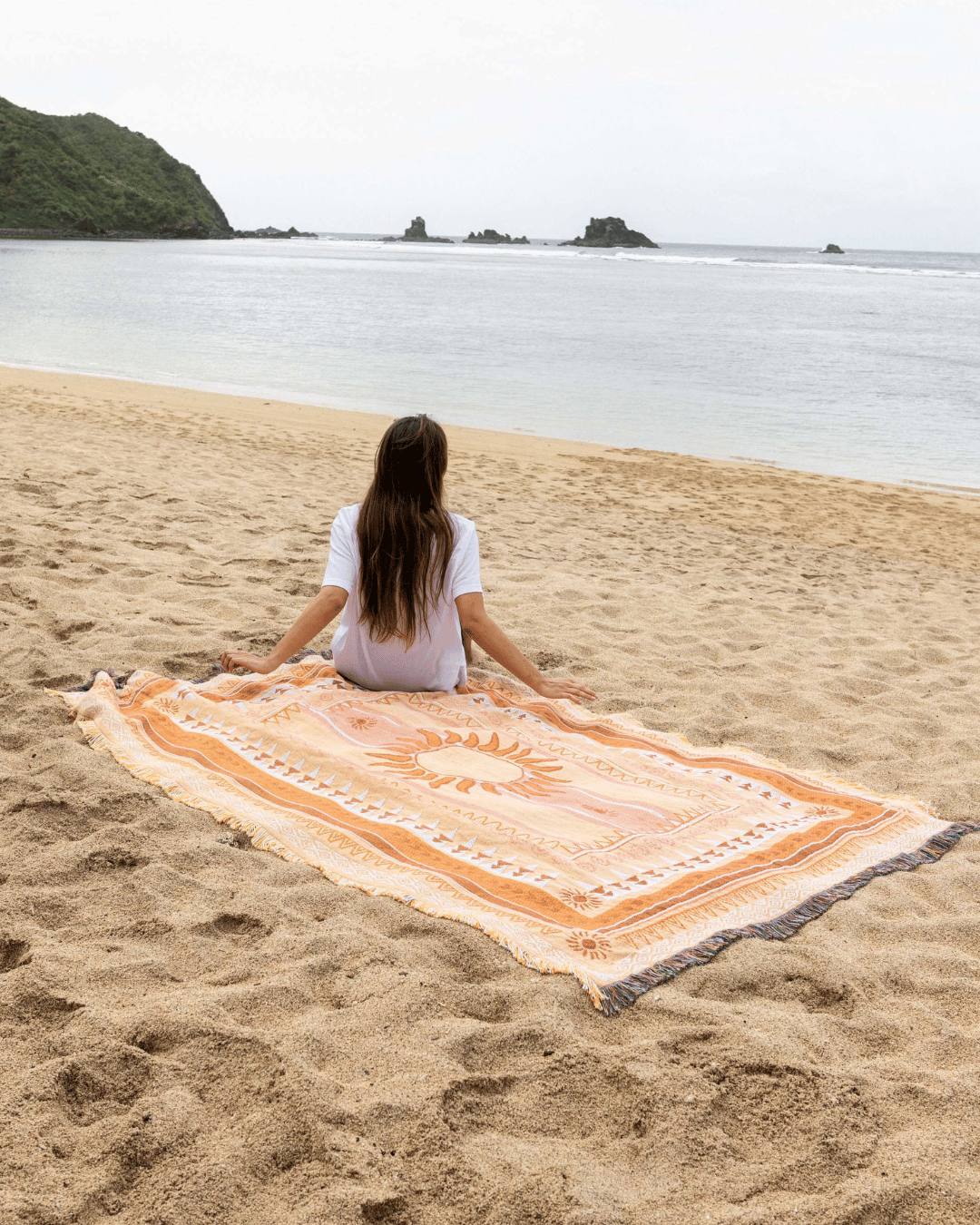 Sunset Yellow blanket