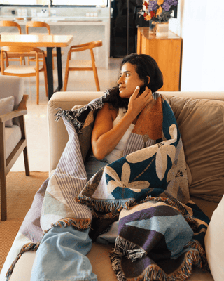 Lagoon Meadow blanket