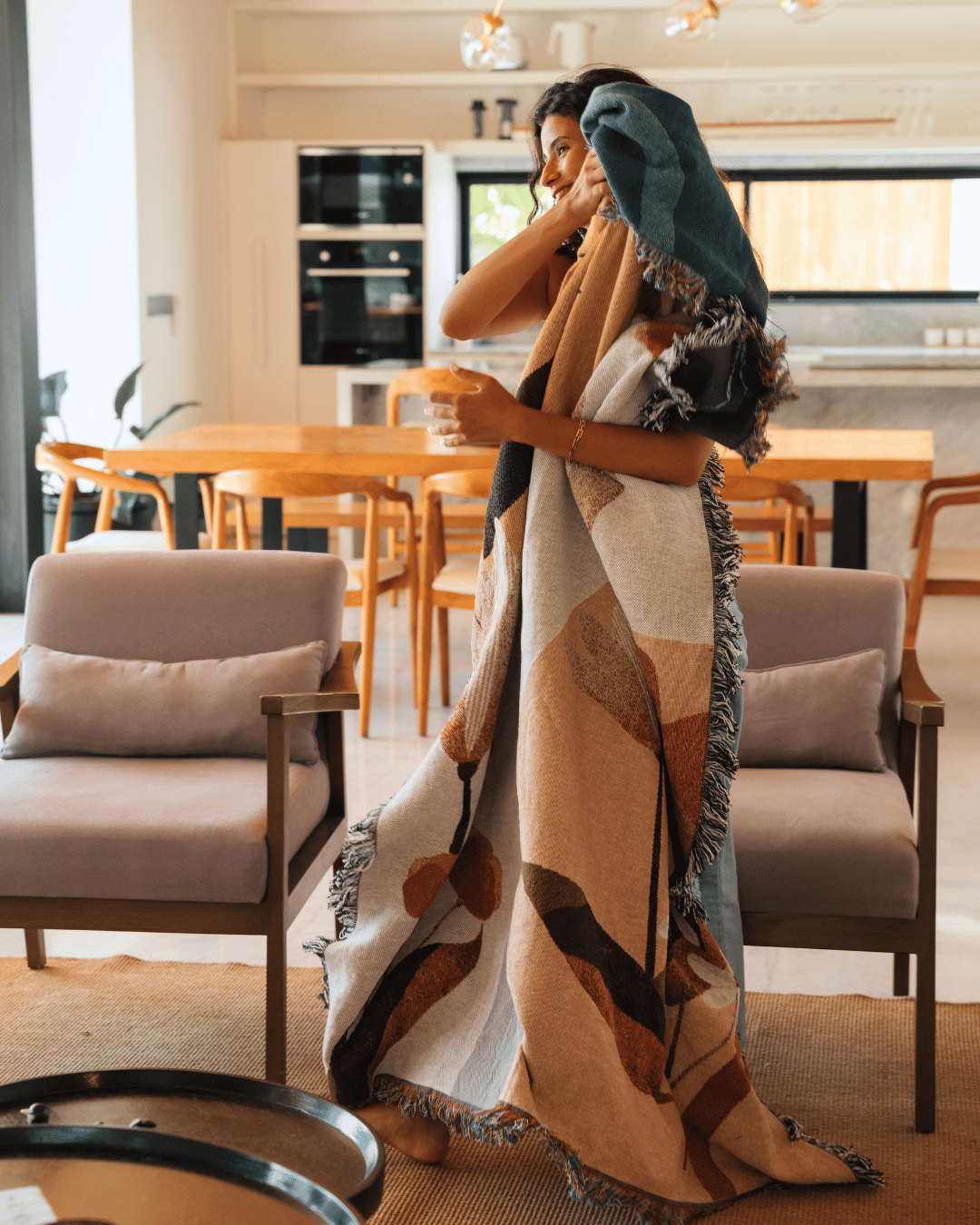 Sienna Bloom blanket