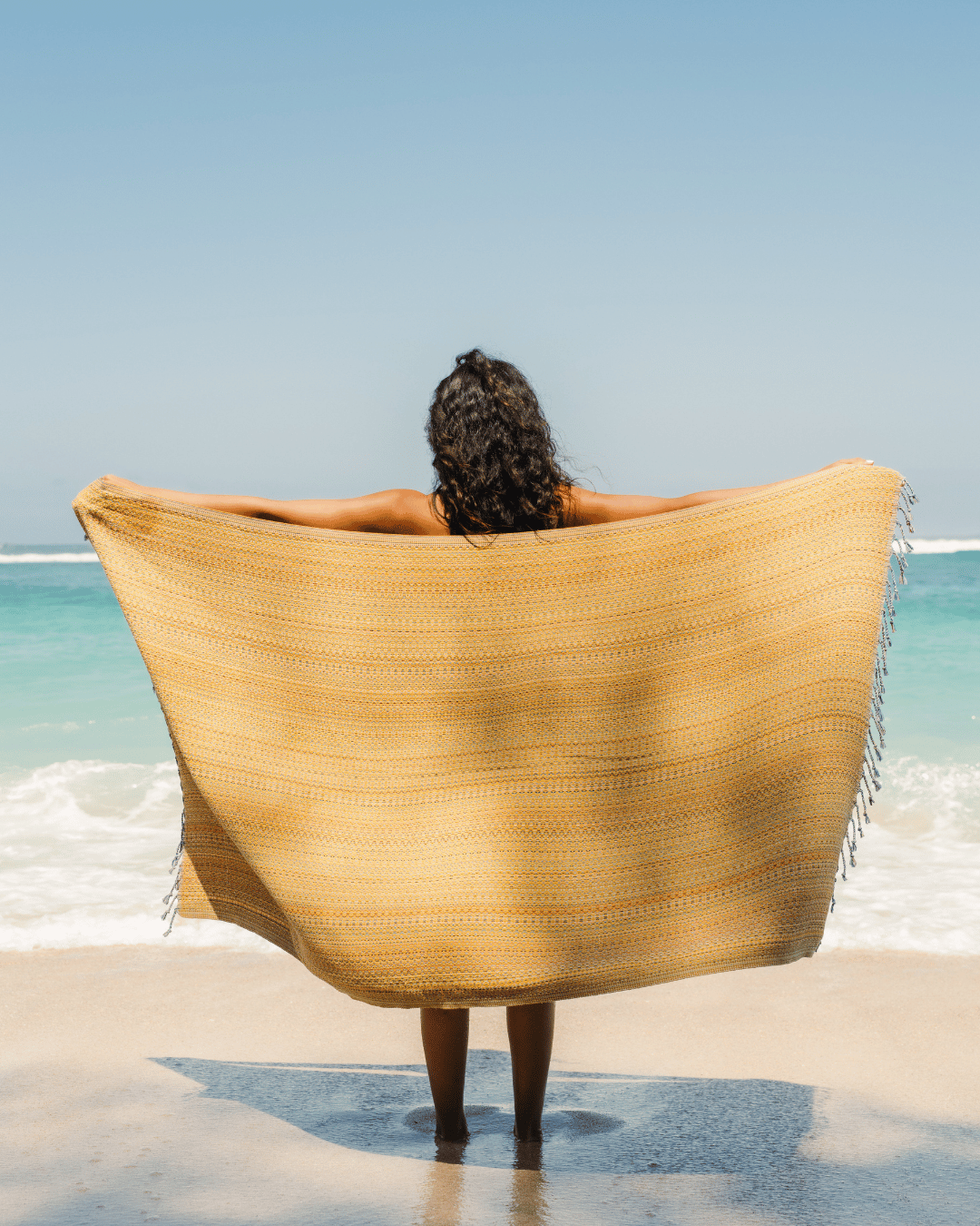 Organic Cotton Turkish Towel Sunbaked Ochre