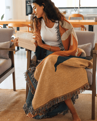 Golden Bloom blanket