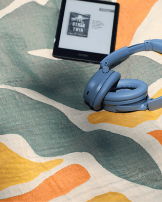 Aeraloom Jacquard Cotton Bamboo Throw Coral Coast