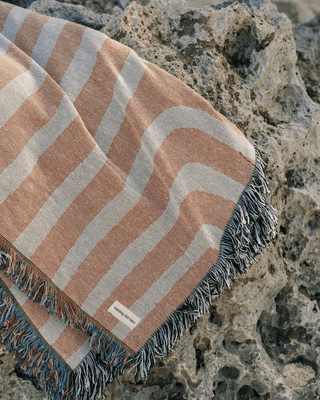 Sunset Orange blanket