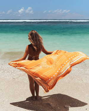 Sunset Orange Sarong