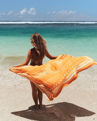 Sunset Orange Sarong