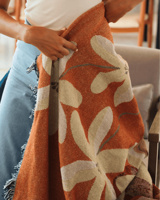 Golden Bloom blanket