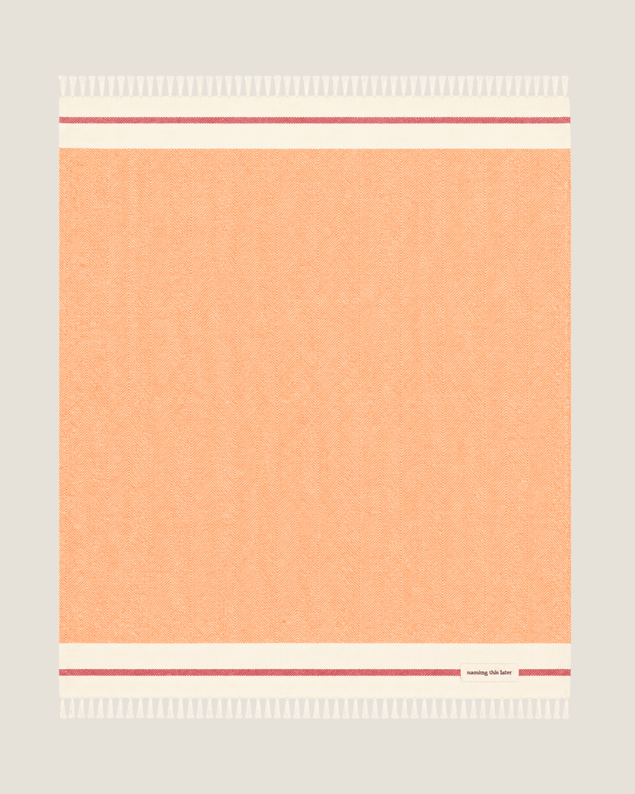 Airweave Herringbone Throw Golden Dune