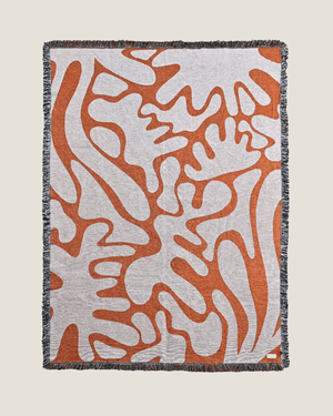 Sunset Orange blanket