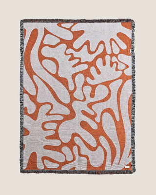 Sunset Orange blanket