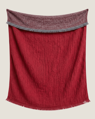 Terraverse Reversible Throw Mulberry Tide