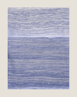 Ombreknit 100% Organic Cotton Knitted Blanket - Tide