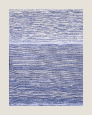 Ombreknit 100% Organic Cotton Knitted Blanket - Tide