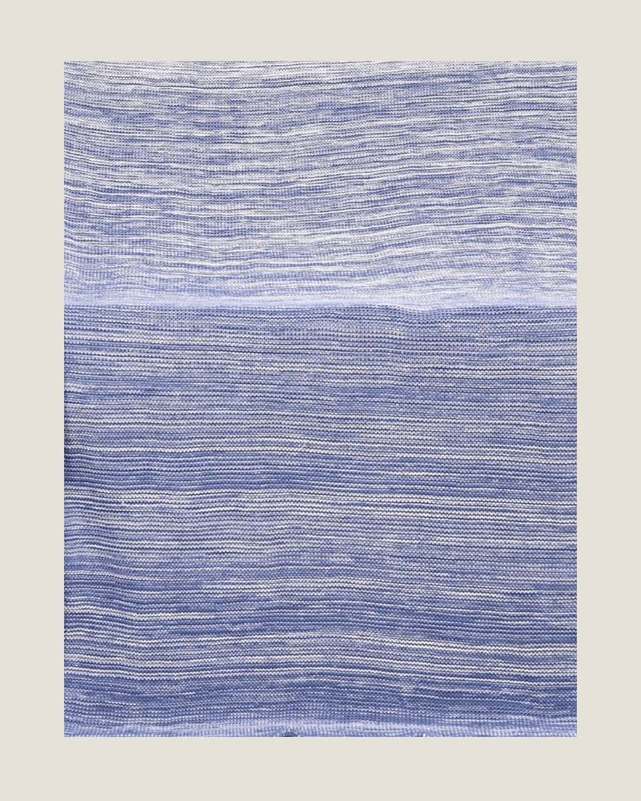 Ombreknit 100% Organic Cotton Knitted Blanket - Tide