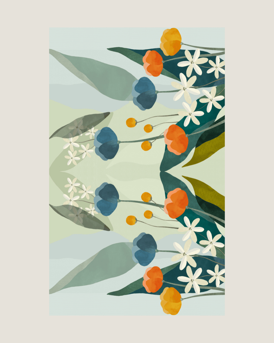 Lagoon Meadow Sarong