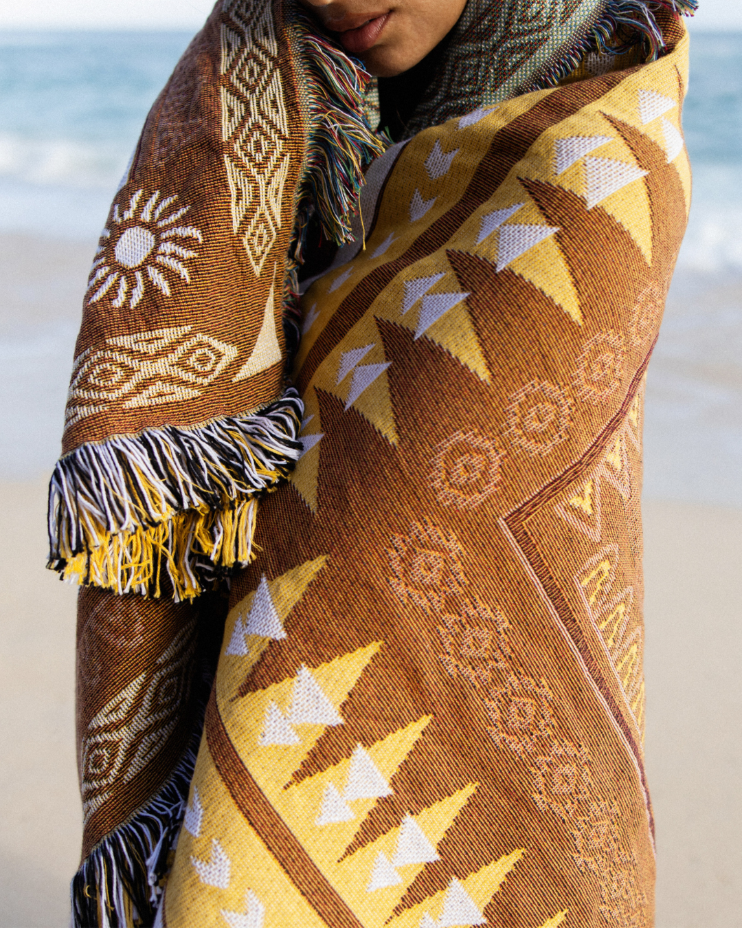 Sunset Brown blanket