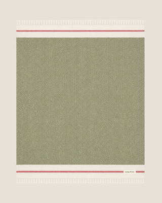 Airweave Herringbone Throw Sage Meadow