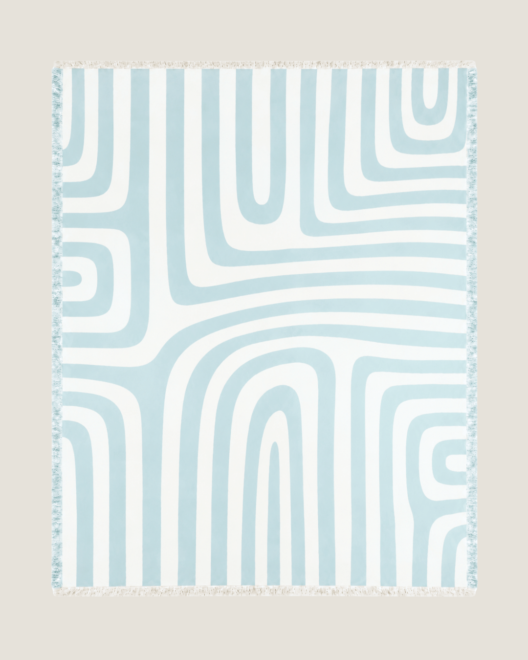 Whisperwind Bamboo Cotton Throw Contour Sky