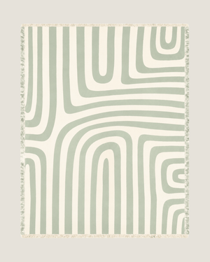 Whisperwind Bamboo Cotton Throw Contour Grove