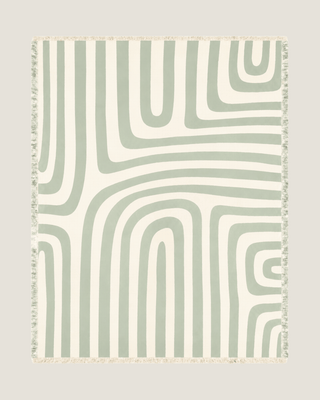 Whisperwind Bamboo Cotton Throw Contour Grove