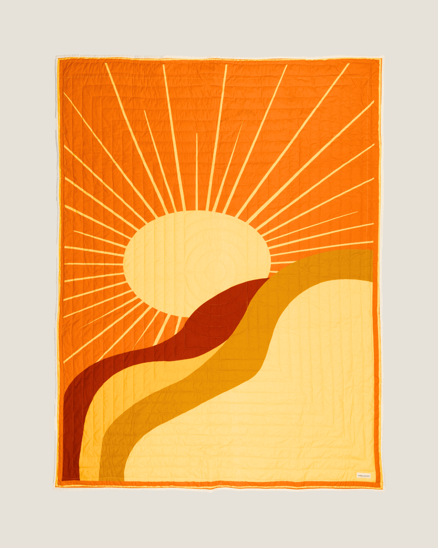 Solara Versatile Quilted Blanket - Golden Horizon