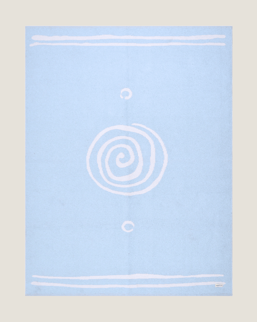 Earthen 100% Organic Cotton Rug - Earth Blue — Earth Blue