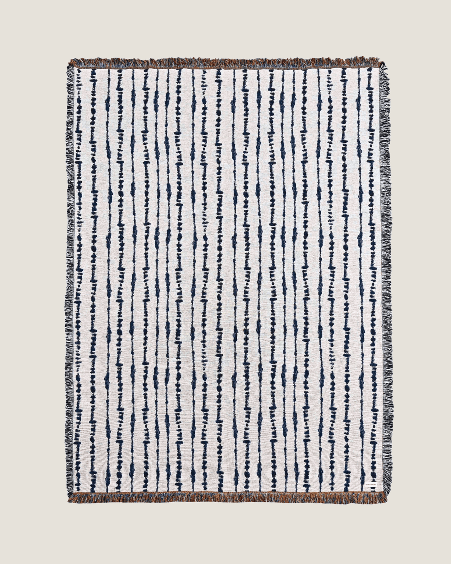 Vine Indigo blanket