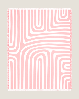 Whisperwind Bamboo Cotton Throw Contour Blush