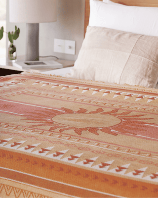 Sunset Yellow blanket