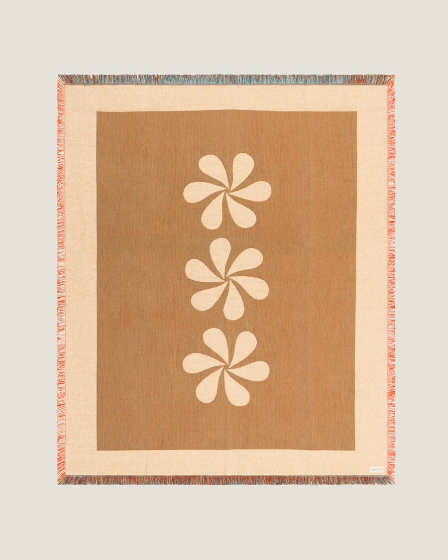 Daisy Clay blanket