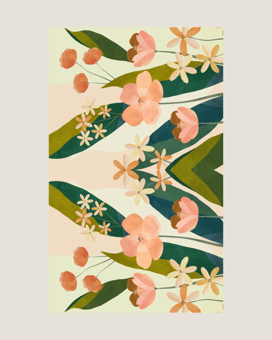 Peach Canopy Sarong