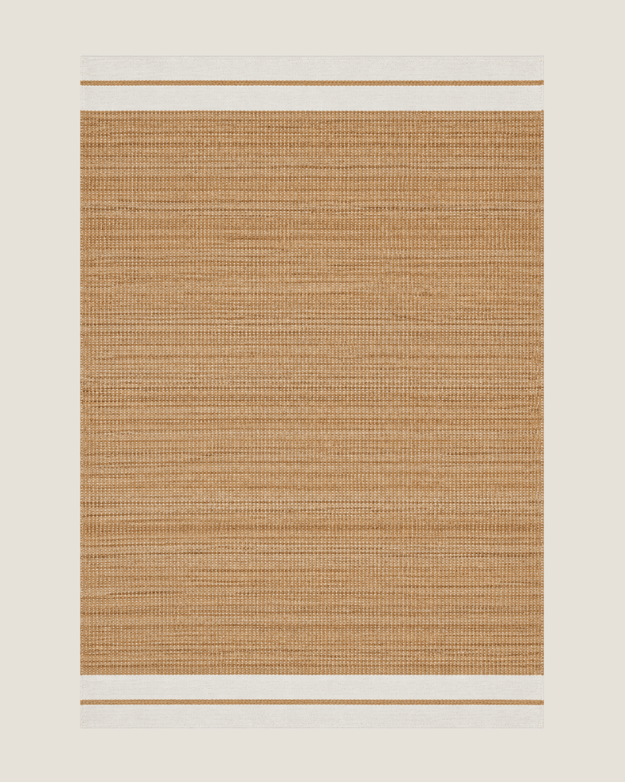 Shonto Grounded Rug — Handwoven Jute, Wool & Cotton Blend