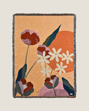 Golden Bloom blanket