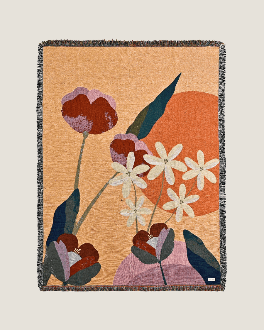 Golden Bloom blanket
