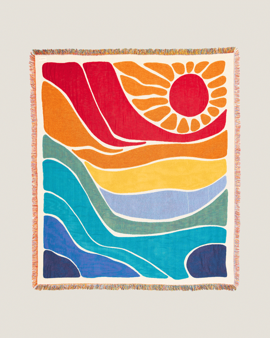 Solara Jacquard Throw - Radiant Sun