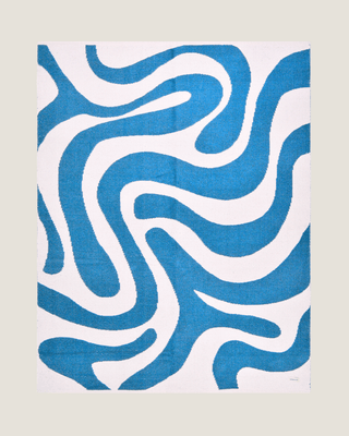 Earthen 100% Organic Cotton Rug - Tide Indigo
