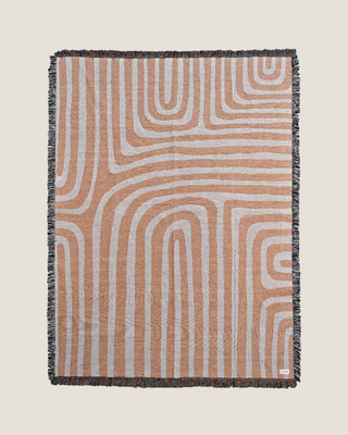 Sunset Orange blanket